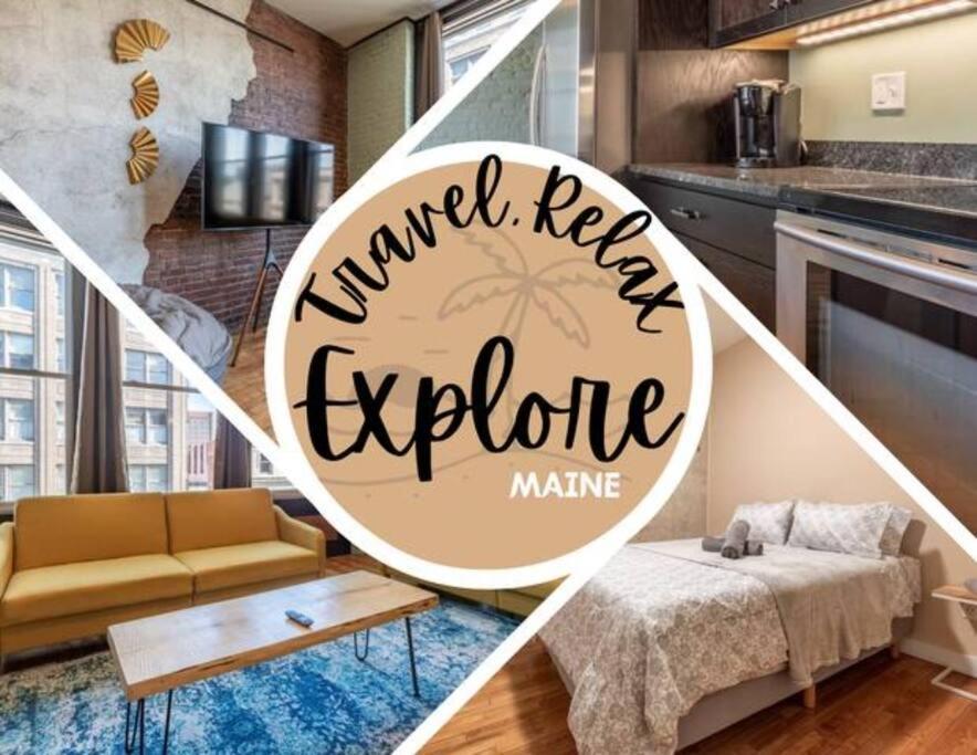 Chic Downtown Retreat - Rooftop Oasis Bangor